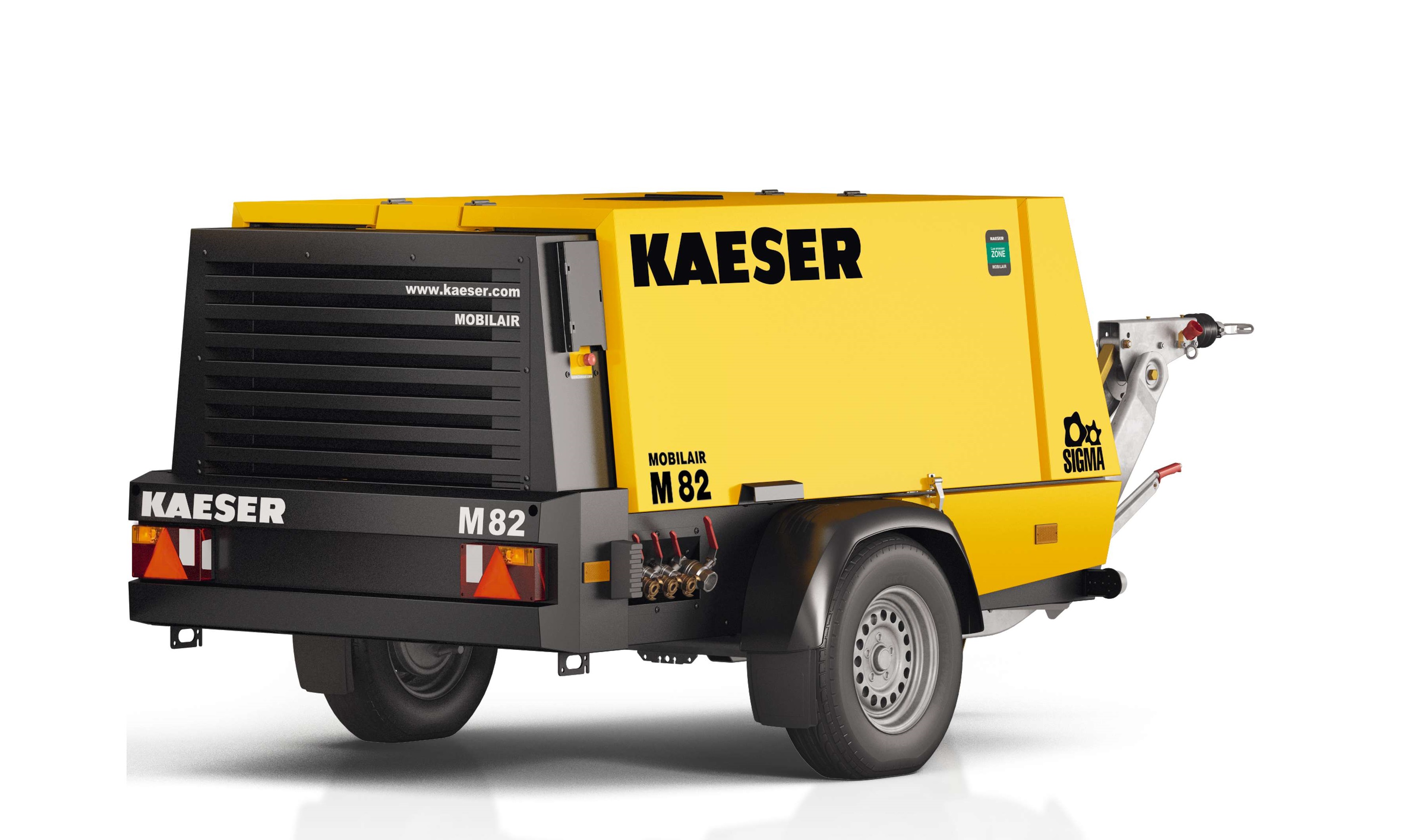 Kompressor diesel trykk < 7 bar mengde < 9 m3/min